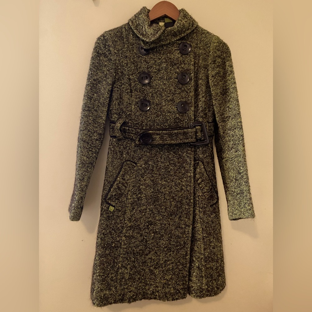 Stunning Soia & Kyo wool tweed long coat